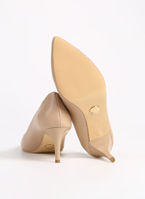 Fabrika Bej Kadın Topuklu Ayakkabı DEVIKA - Görsel 5