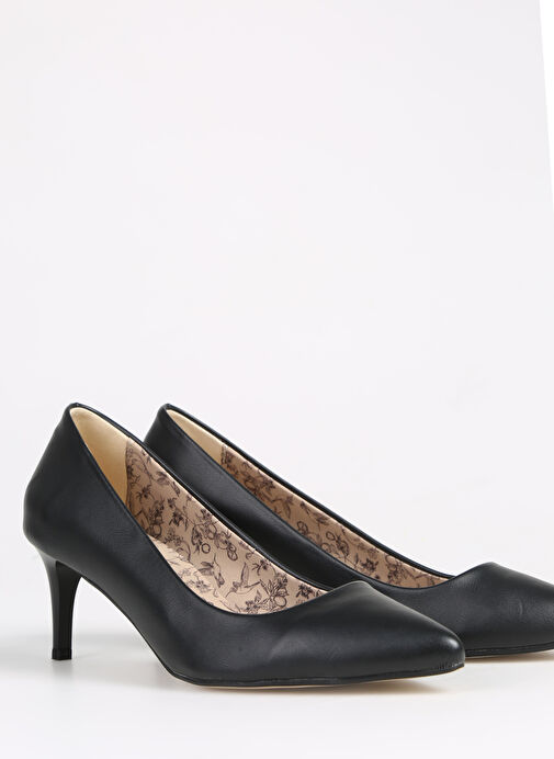 Fabrika Siyah Kadın Topuklu Ayakkabı DEVIKA - Görsel 6