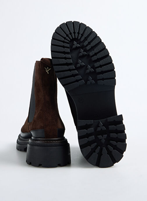 Fabrika Kahve Kadın Deri Bot D-DUNJA - Görsel 5