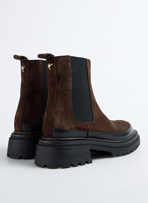 Fabrika Kahve Kadın Deri Bot D-DUNJA - Görsel 4