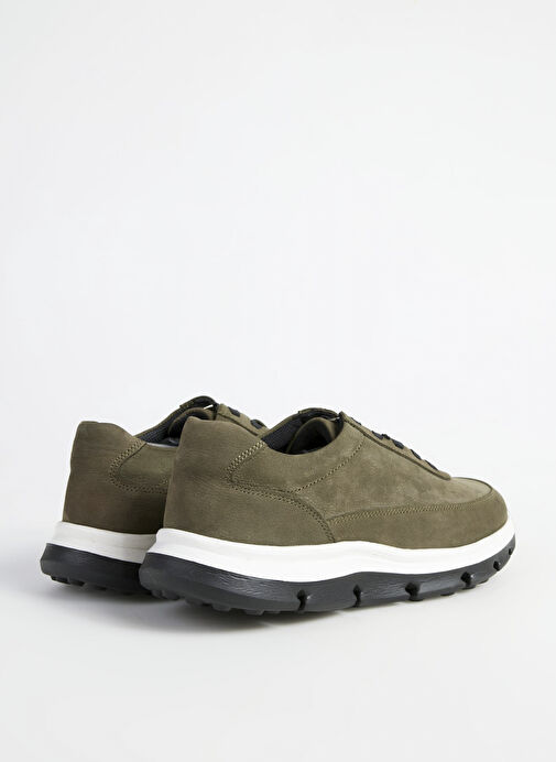 Fabrika Comfort Haki Erkek Deri Sneaker SETH-DAYTON - Görsel 5