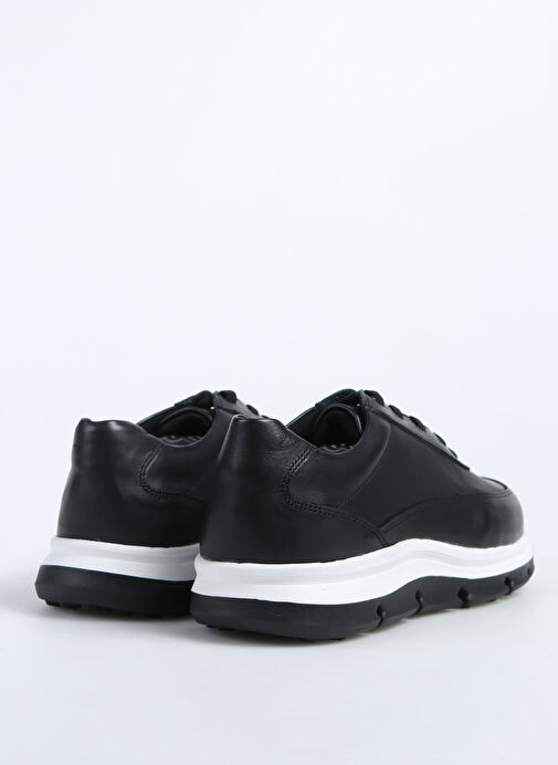 Fabrika Comfort Siyah-Beyaz Erkek Deri Sneaker SETH-DAYTON - Görsel 5
