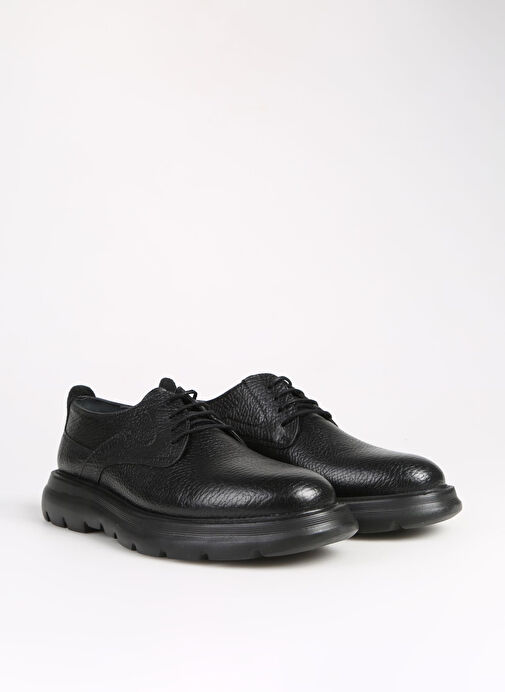 Fabrika Comfort Siyah Erkek Deri Günlük Ayakkabı BRESCA NEW - Görsel 3