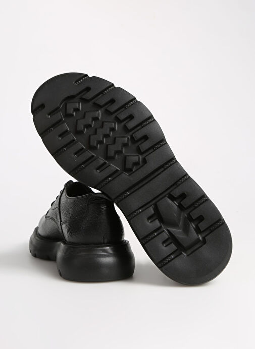 Fabrika Comfort Siyah Erkek Deri Günlük Ayakkabı BRESCA NEW - Görsel 5