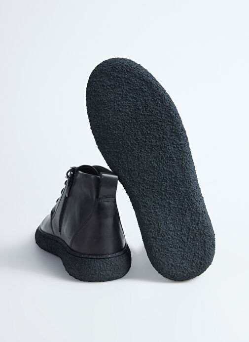 Fabrika Comfort Siyah Erkek Deri Bot KONT-DELANO - Görsel 5