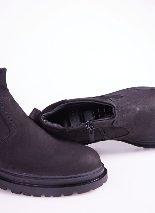 Fabrika Comfort Siyah Erkek Nubuk Bot RICE-DENZIL - Görsel 6