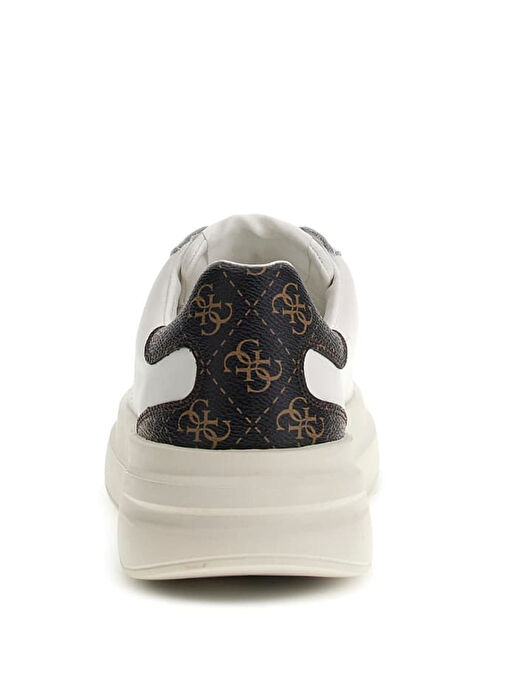Bej - Beyaz - Kahve Erkek Sneaker ELBA - Görsel 4
