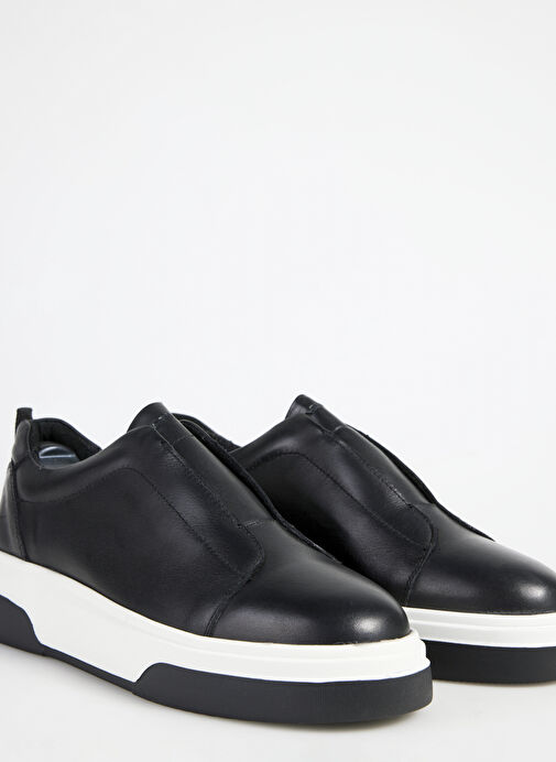 Fabrika Siyah Erkek Deri Sneaker OTIS-PACHO - Görsel 13