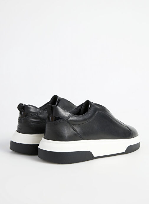 Fabrika Siyah Erkek Deri Sneaker OTIS-PACHO - Görsel 9