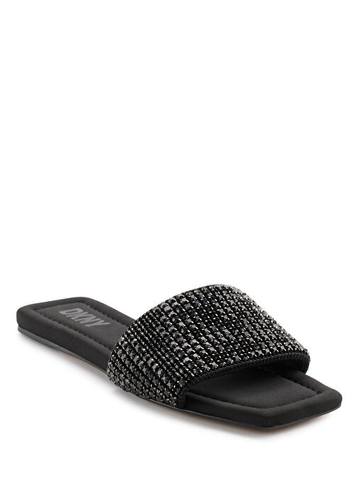 Dkny Siyah-Gümüş Kadın Terlik DEVLYN - FLAT SLIDE - Görsel 3