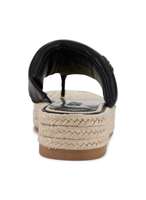 Dkny Siyah Kadın Deri Terlik FIFI - PLATFORM THONG SANDAL - Görsel 6