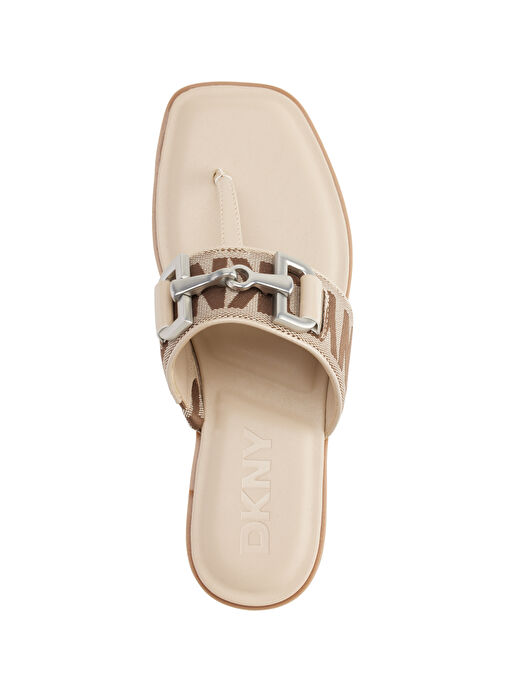 Dkny Bej Kadın Terlik HORIZON - FLAT THONG SANDAL - Görsel 4