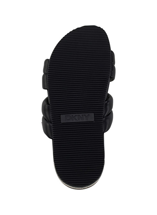 Dkny Siyah Kadın Deri Terlik INAH - DOUBLE BAND SLIDE - Görsel 5