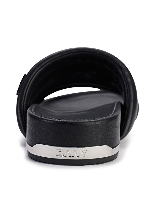 Dkny Siyah Kadın Deri Terlik INAH - DOUBLE BAND SLIDE - Görsel 6