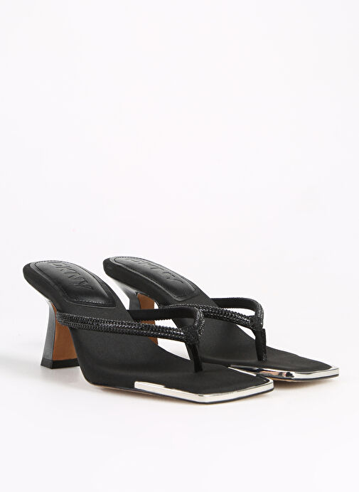 Dkny Siyah Kadın Topuklu Sandalet JOAN - MID THONG SANDAL - Görsel 3