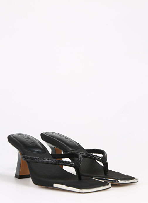 Dkny Siyah Kadın Topuklu Sandalet JOAN - MID THONG SANDAL - Görsel 6