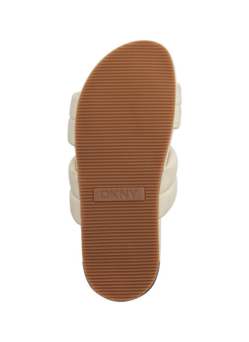 Dkny Kemik Kadın Deri Terlik INAH - DOUBLE BAND SLIDE - Görsel 5
