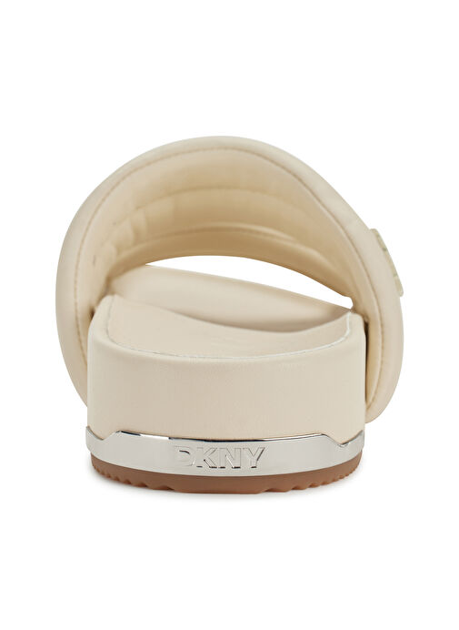 Dkny Kemik Kadın Deri Terlik INAH - DOUBLE BAND SLIDE - Görsel 6
