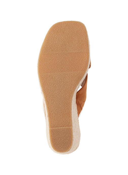 Dkny Kahverengi Kadın Süet Terlik MARYN X BAND - WEDGE ESPADRILLE - Görsel 5