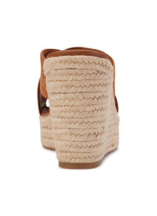 Dkny Kahverengi Kadın Süet Terlik MARYN X BAND - WEDGE ESPADRILLE - Görsel 6