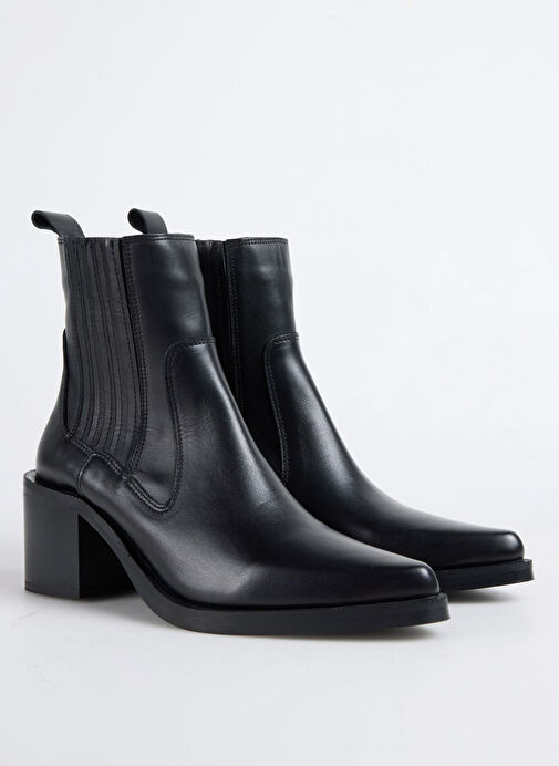 Vince Camuto Siyah Kadın Deri Topuklu Bot LIA - Görsel 3