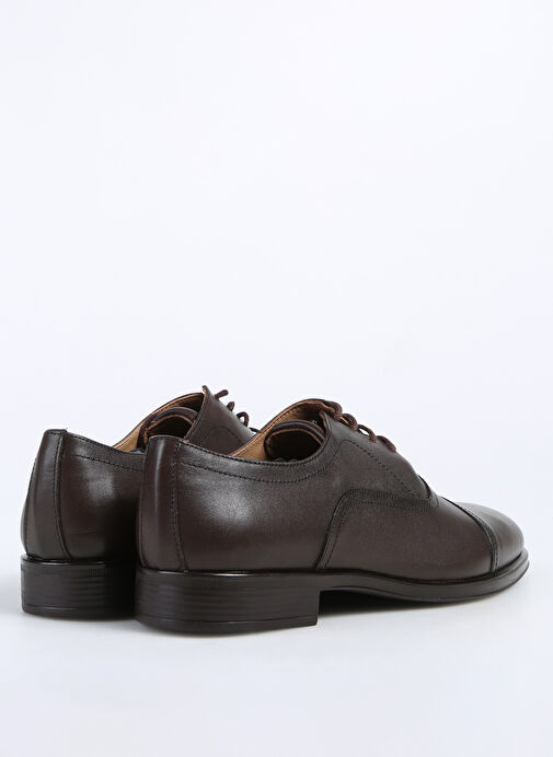Fabrika Kahverengi Erkek Deri Klasik Ayakkabı JOE-ELMER - Görsel 5