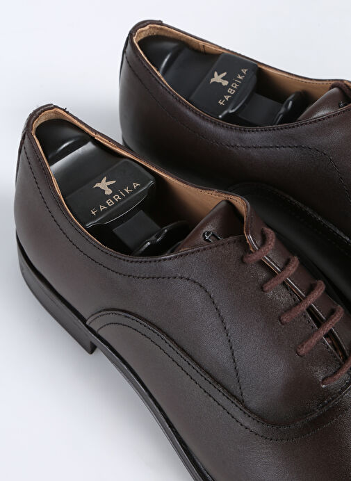 Fabrika Kahverengi Erkek Deri Klasik Ayakkabı JOE-ELMER - Görsel 8