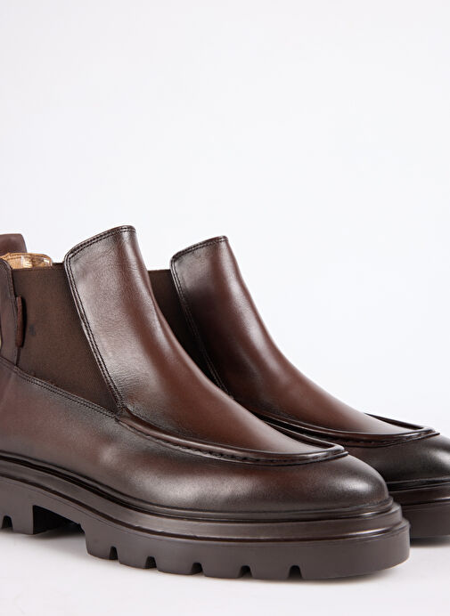 Fabrika Kahve Erkek Deri Bot WOLF-COTY - Görsel 4