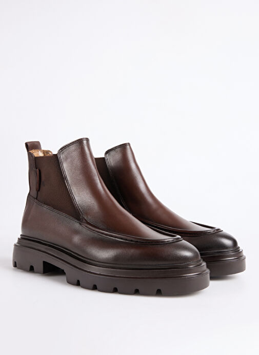 Fabrika Kahve Erkek Deri Bot WOLF-COTY - Görsel 3