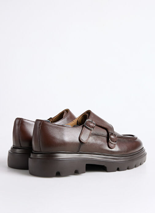 Fabrika Kahve Erkek Deri Klasik Ayakkabı WOLF-BRADY - Görsel 6