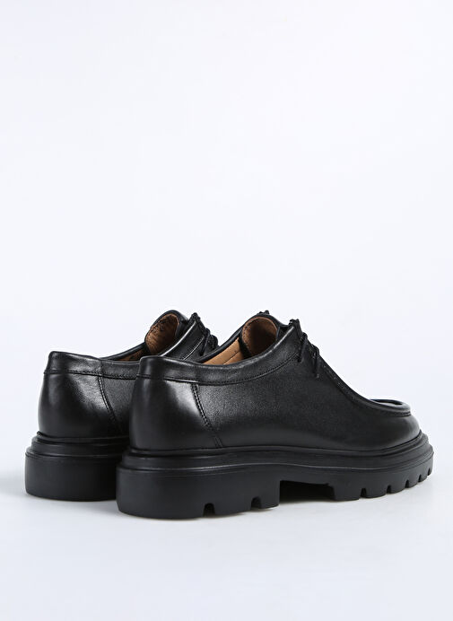 Fabrika Siyah Erkek Deri Klasik Ayakkabı WOLF-DAMION - Görsel 12