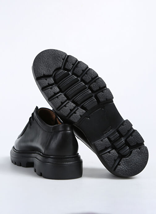 Fabrika Siyah Erkek Deri Klasik Ayakkabı WOLF-DAMION - Görsel 13
