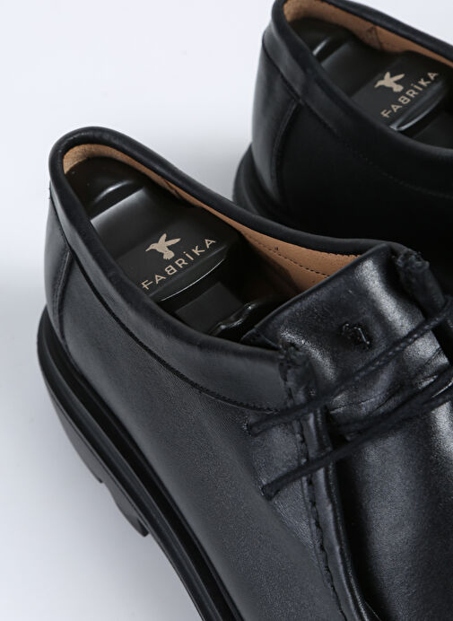 Fabrika Siyah Erkek Deri Klasik Ayakkabı WOLF-DAMION - Görsel 15