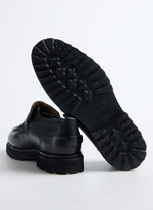 Fabrika Siyah Erkek Deri Klasik Ayakkabı YODER-BRUCE - Görsel 7