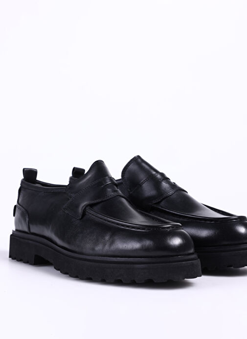 Fabrika Siyah Erkek Deri Klasik Ayakkabı YODER-BRUCE - Görsel 11