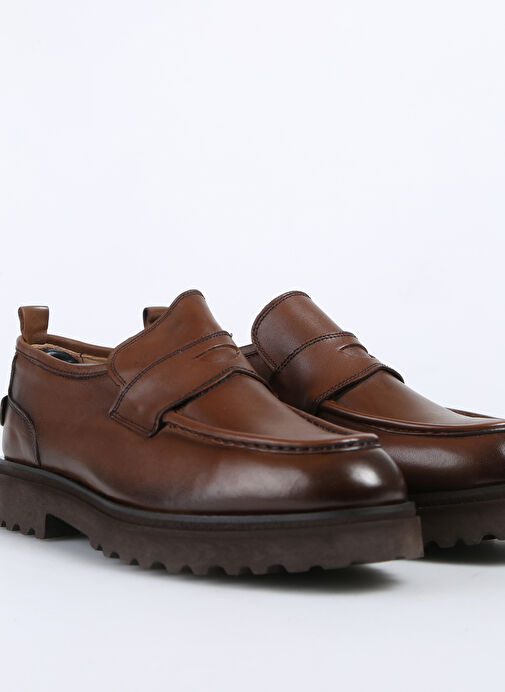 Fabrika Taba Erkek Deri Klasik Ayakkabı YODER-BRUCE - Görsel 4