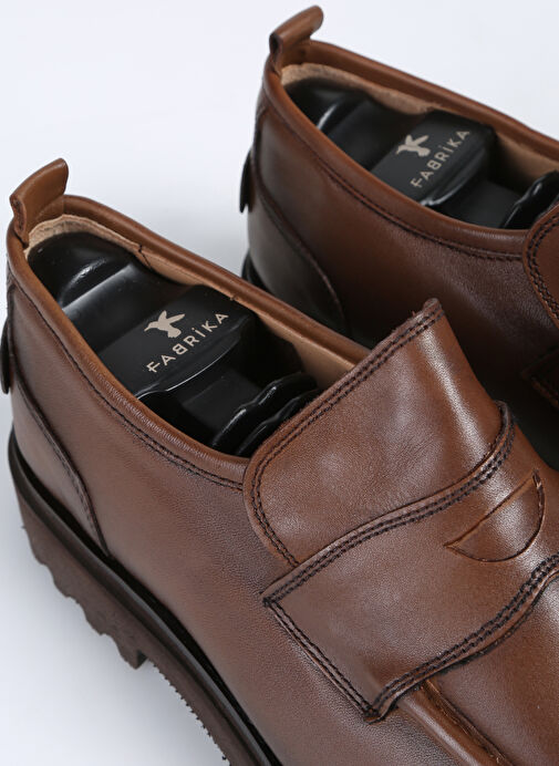 Fabrika Taba Erkek Deri Klasik Ayakkabı YODER-BRUCE - Görsel 8