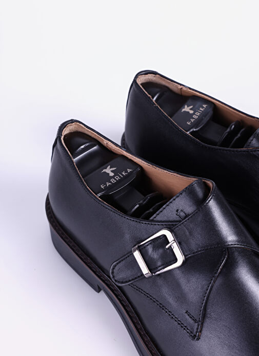 Fabrika Siyah Erkek Deri Klasik Ayakkabı RIOS-TEMUR - Görsel 5