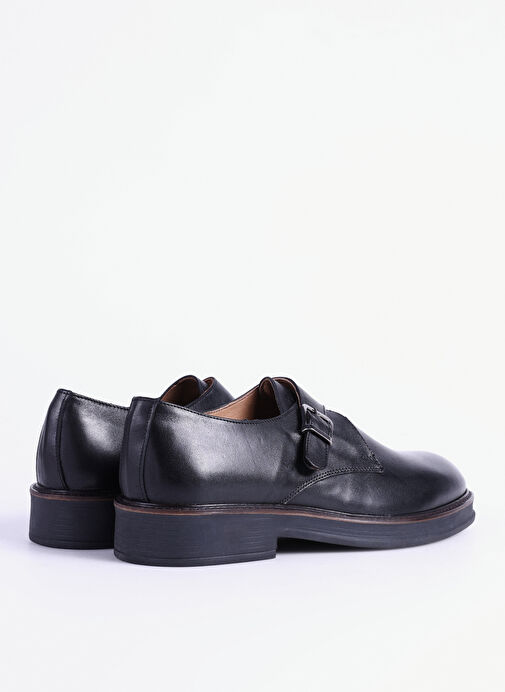 Fabrika Siyah Erkek Deri Klasik Ayakkabı RIOS-TEMUR - Görsel 6