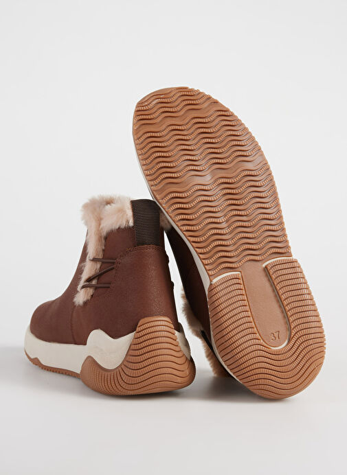 Fabrika Comfort Taba Kadın Nubuk Bot ADRIA - Görsel 5