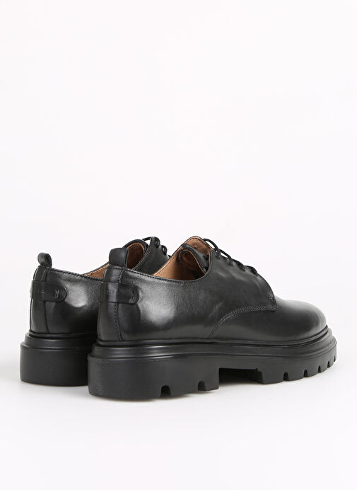 Fabrika Siyah Erkek Deri Klasik Ayakkabı WOLF-HAMZAH - Görsel 5