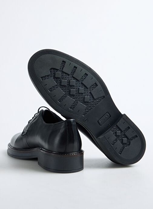 Fabrika Siyah Erkek Deri Klasik Ayakkabı RIOS-ALBAN - Görsel 7