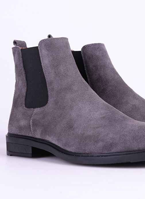 Fabrika Antrasit Erkek Süet Bot MAXIME SUET - Görsel 4