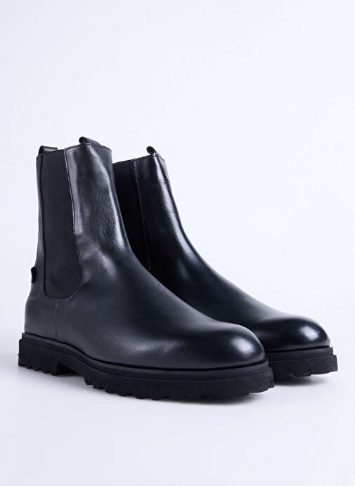 Fabrika Siyah Erkek Deri Bot YODER-BOWEN - Görsel 3