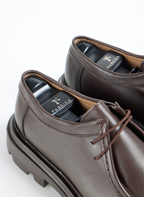 Fabrika Kahve Erkek Deri Klasik Ayakkabı WOLF-DAMION - Görsel 5