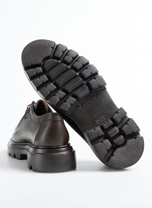 Fabrika Kahve Erkek Deri Klasik Ayakkabı WOLF-DAMION - Görsel 7