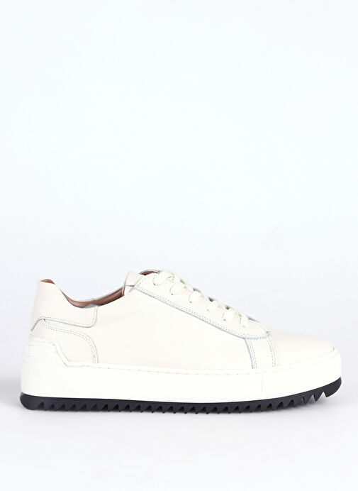 Fabrika Beyaz Erkek Deri Sneaker GIBSON - Görsel 2