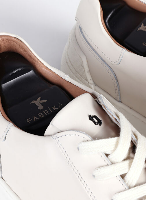Fabrika Beyaz Erkek Deri Sneaker GIBSON - Görsel 8