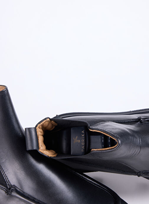 Fabrika Siyah Erkek Deri Bot WOLF-COTY - Görsel 7