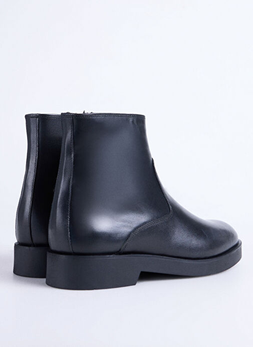 Fabrika Siyah Erkek Deri Bot HENEL-BODHI - Görsel 4